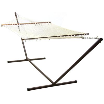 17. METAL HAMMOCK STAND 374x91x111CM