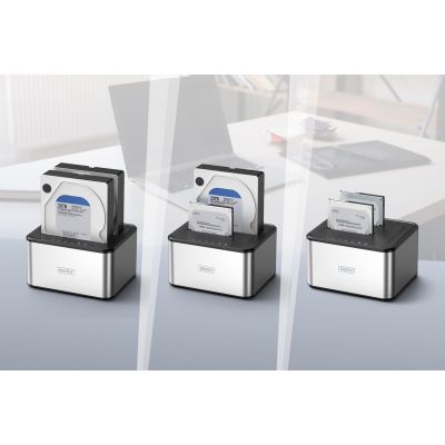 10. Digitus USB 3.0 Docking Station with Two 2.5"/3.5" SATA Hard Drives