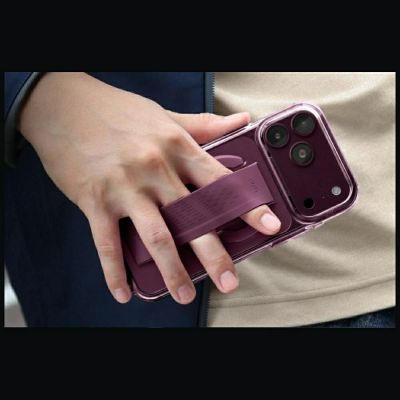 6. Uniq Heldro Air Magclick Charging case for iPhone 18 Pro / 17 Pro - burgundy
