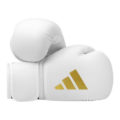 5. Adidas SPEED 50 boxing gloves white gold