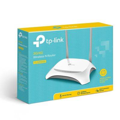 5. TP-Link TL-MR3420 Wireless Router Fast Ethernet Single Frequency (2.4 GHz) Black, White