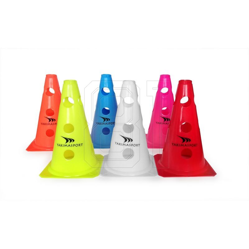 5. Yakimasport Training Cones with Holes 100042