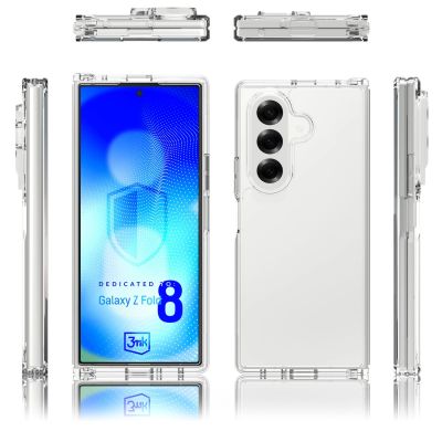 4. 3mk Armor Case for Samsung Galaxy Z Fold 8 Ultra - Transparent