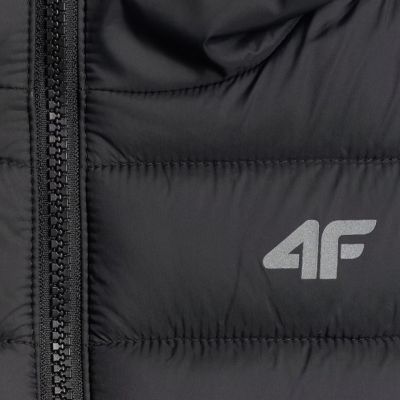 6. Boy's vest 4F M313 deep black 4FJWSS26TVJAM313 20S