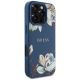 4. Guess Grained Printed Flower Pattern MagSafe case for iPhone 16 Pro blue