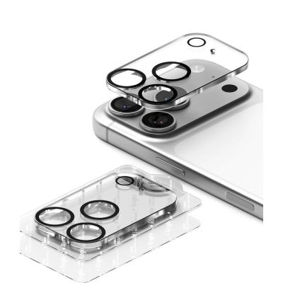 3. Ringke Camera Full Cover 2-Pack Tempered Glass for iPhone 18 Pro Max - Black
