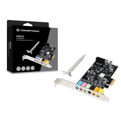 2. Conceptronic EMRICK15B sound card Internal 7.1 channels PCI-E x1