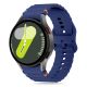Tech-Protect Silicone Sport Strap for Samsung Galaxy Watch 4 / 5 / 5 Pro / 6 / 7 / FE - Blue
