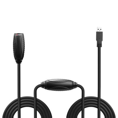3. Lindy 43156 USB Cable USB 3.2 Gen 1 (3.1 Gen 1) 10m USB A Black