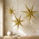7. DECORATIVE PAPER STAR 45CM CHAMPAGNE