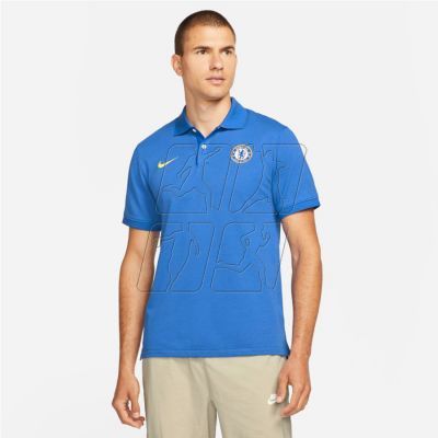 2. Nike Chelsea FC Men&#39;s Soccer Polo M DA2537-408 jersey