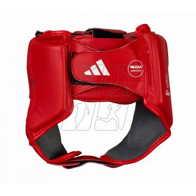 5. adidas IBA Cactus Leather Tournament Helmet ADIIBAH1C-Red