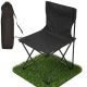 16. Folding Camping Chair, Black, 30 x 30 x 25/47 cm, ENERO CAMP