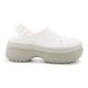 6. CROCS CLASSIC STACKED CLOG CHALK 211355-0WV