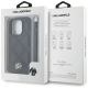 7. Karl Lagerfeld Quilted Initial Logo & Chain Strap iPhone 16 Pro Case - Black