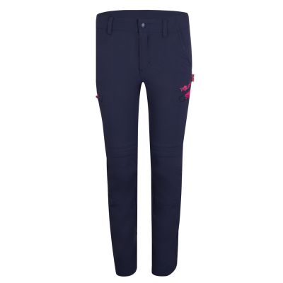 Trollkids Kids Kjerag Zip-Off Pants navy/magenta (177-114)
