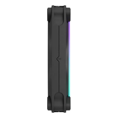4. Fractal Design Momentum 12 RGB Computer Case Fan 12 cm Black 3 pcs.