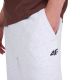 4. Men's trousers 4F CAS M1140 cool light gray melange 4FWMM00TTROM1140 27M