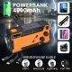 39. Extralink Solar Emergency Radio with Crank Dynamo Powerbank 4000mAh with SOS Flashlight SR-4000 Portable Analog Black, Orange
