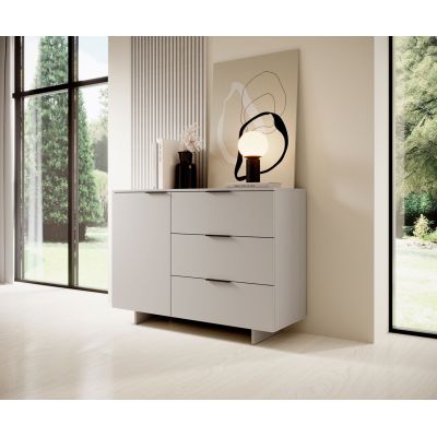 3. Chest of drawers 1D3S ALMA 120x41.5xH90 cashmere