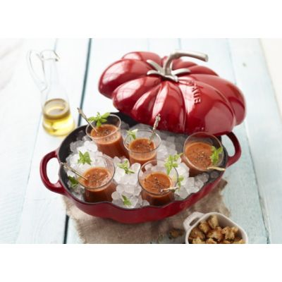 4. Oval cast-iron tomato pot STAUB 40511-774-0 – red, 2.5 l
