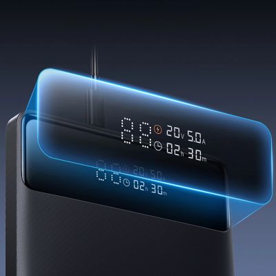 16. Baseus Blade H1 20000mAh 100W Powerbank with Display - Black