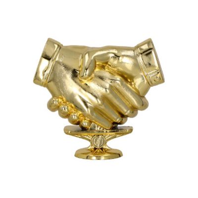 Gold plastic figurine - hands