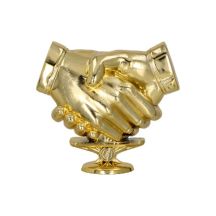 Gold plastic figurine - hands
