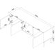 4. 3D TRESSE TV cabinet 150x40x55 matt green