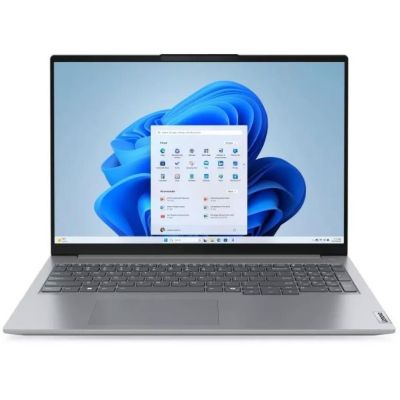 Lenovo ThinkBook 16 G7 ARP AMD Ryzen™ 5 7535HS Laptop 40.6 cm (16") WUXGA 16 GB DDR5-SDRAM 512 GB SSD Wi-Fi 6E (802.11ax) Windows 11 Pro Gray