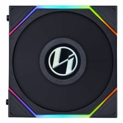 2. Lian Li Uni Fan TL LCD Computer Case, Processor Fan 14cm Black 1 pc.