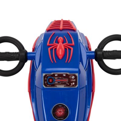 4. Huffy Spider-Man Motorcycle Electric Ride-On (17345W)