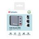 7. Verbatim GaN GNC-65 2xUSB-C Universal Mains Charger