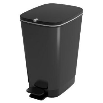 4. KIS 8071800 1784 Rectangular Waste Bin Black