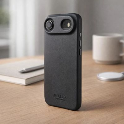 8. Mujjo MUJJO-CL-065-BS Mobile Phone Case 16.5 cm (6.5") Basalt