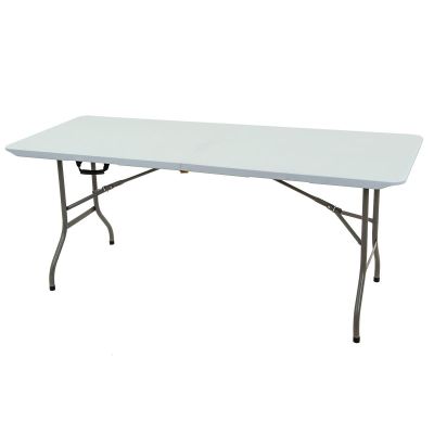 15. CATERING TABLE FOLDABLE INTO A SUITCASE 180x70CM MAX.100KG WHITE