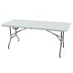 15. CATERING TABLE FOLDABLE INTO A SUITCASE 180x70CM MAX.100KG WHITE