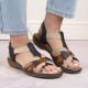 6. Comfortable Rieker W RKR662 multicolor sandals