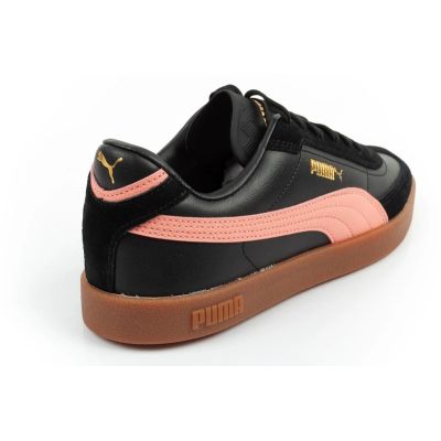 4. Puma women's sports shoes CLub II Era sneakers black fashionable leather