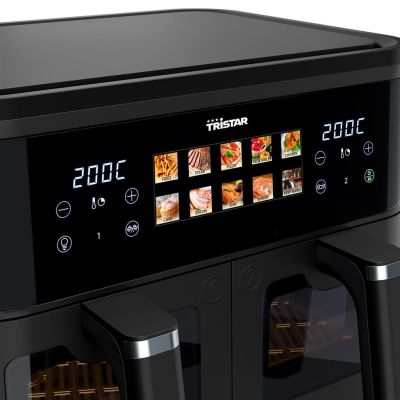 5. Tristar FR-9075 Double Fryer 9L Autonomous 2500W Hot Air Fryer Black