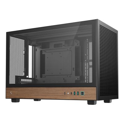 3. DeepCool CH260 WOOD Micro Tower Black, Wood