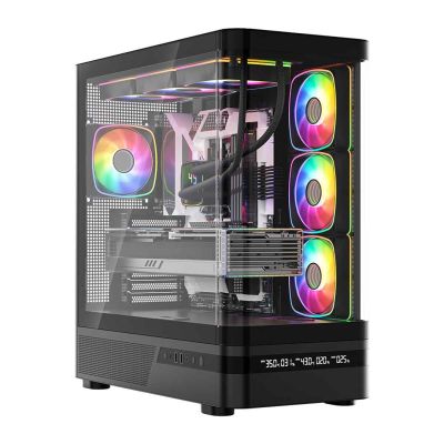 18. MODECOM VOLCANO AQ 200 ARGB MIDI CASE BLACK