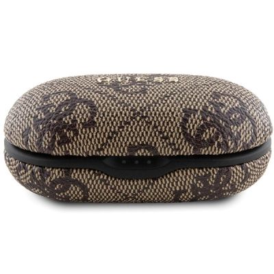 2. TWS Guess 4G Metal Bluetooth headphones with ENC docking station - brown