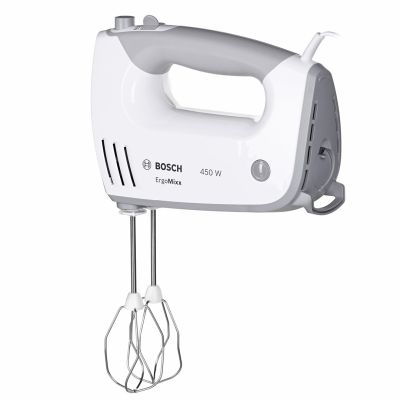5. BOSCH MFQ36480 Hand Mixer (450 W; white)