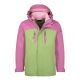 Trollkids Girls Bryggen 3in1 Jacket mallow pink/pistachio green/wild rose (419-242)