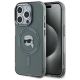 Karl Lagerfeld KLHMP15XHLSKIK iPhone 15 Pro Max 6.7" black/black hardcase IML Metal Karl Head MagSafe