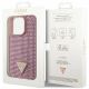 8. Guess GUHCP14LHDGTPP iPhone 14 Pro 6.1" pink/pink hardcase Rhinestone Triangle
