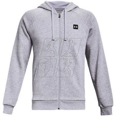 3. Under Armor Rival Fleece FZ Hoodie M 1357 111 011