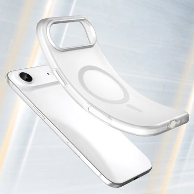 5. Magnetic Abrasive iPhone 17 Air Case Compatible with MagSafe - Matte White