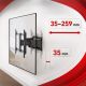 14. MACLEAN TV MOUNT / HANGER, MAX. VESA 600X400, 37-90", MAX. LOAD 65KG, BLACK MC-881 N